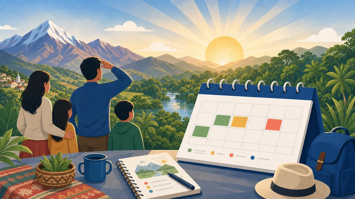 Ilustración del feriado del 22 de junio en Bolivia 2026